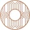 Ekena Millwork Empire Wood Fretwork Pierced Ceiling Medallion, Cherry, 32"OD x 11 3/4"ID x 1/4"T CMWP32X32X0250EPCH - alternate 2